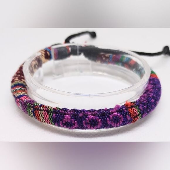 Men's bracelet striped punk new e33 - Picture 1 of 1